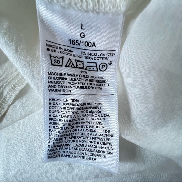 Old Navy Colorway Fit & Flare White Ditsy Floral Cottagecore Midi Dress L - Picture 12 of 16